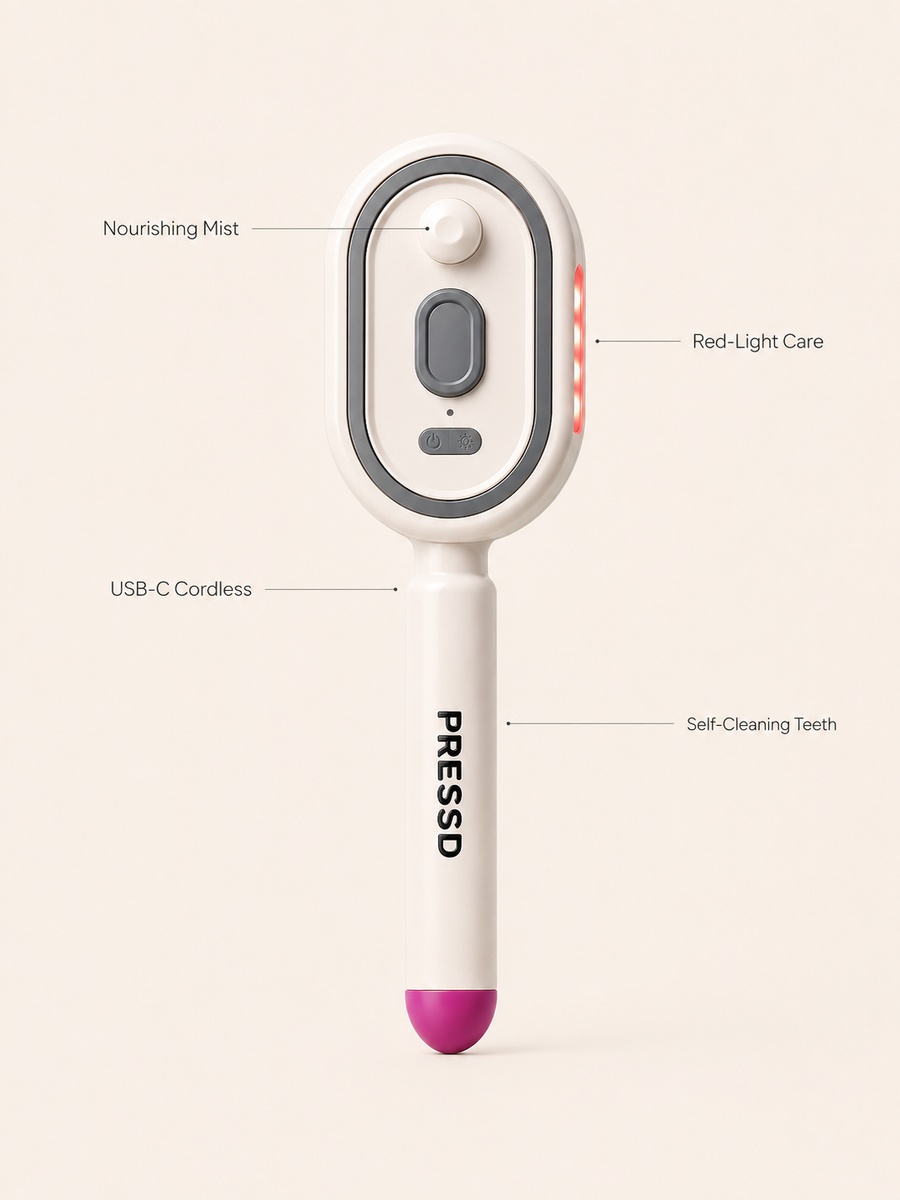 PRESSD® Cordless Detangling Comb